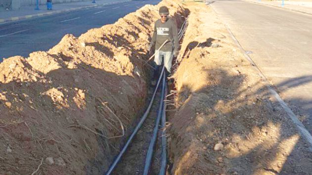 החלו העבודות להתקנת פסי האטה מול 'אייסמול'