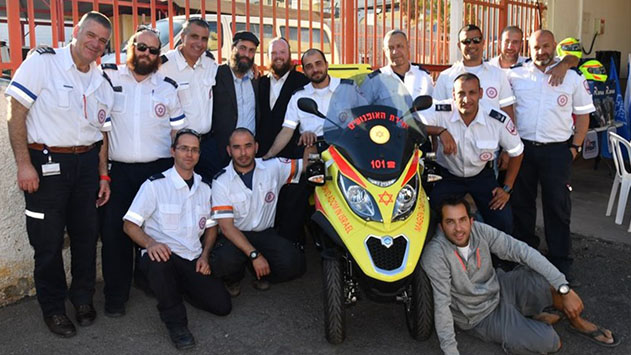 המתנדבים התחדשו באופנועים