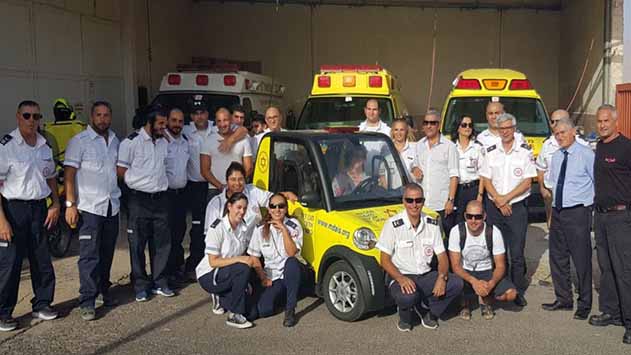 הבימבולנס הראשון של מד''א באילת מציל חיים