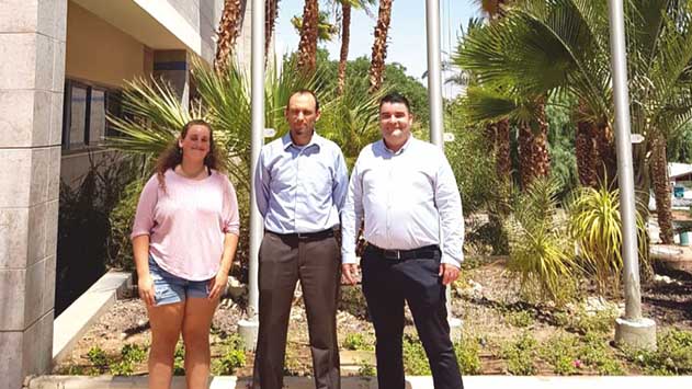 קמפוס בן גוריון באילת: המוסד הראשון בישראל להניף את דגל העדה הדרוזית כאות תמיכה