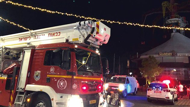 בעלי אטרקציית הטרנטולה מאשימים: ''עמוד חשמל בעייתי גורם למתקן להיתקע''