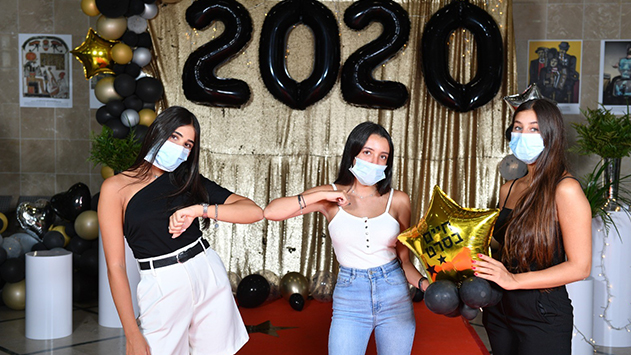 בוגרי תיכון ''בגין'' חותמים את 2020 בצל הקורונה