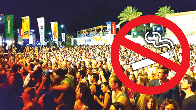 האם מותר או אסור לעשן  בפסטיבל הבירה באילת?