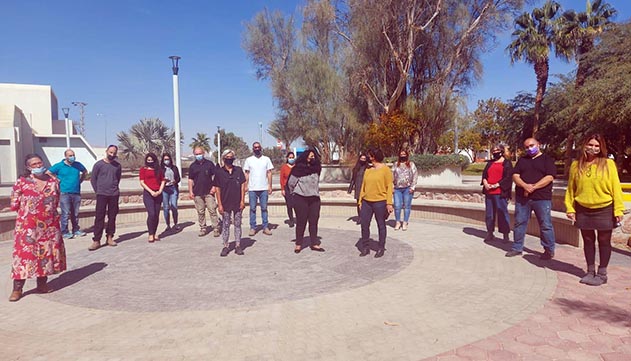 בחבל אילות הזדהו עם קורבנות האלימות