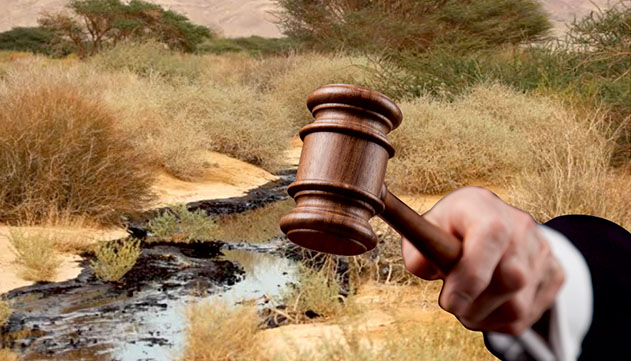 לאחר 11 שנה הורשעו נאשמי אסון דליפת הנפט בנחל צין