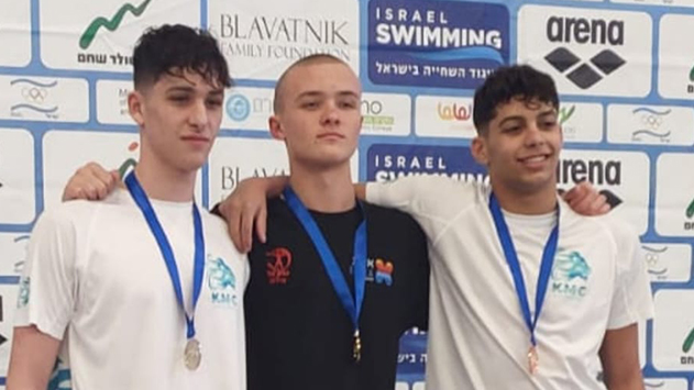 4 מדליות ללב שטיינברג באליפות ישראל