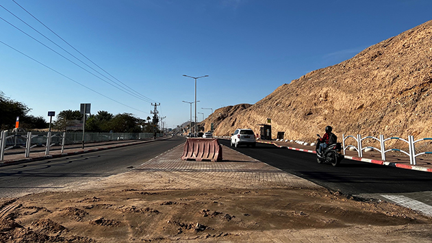 עיריית אילת סללה כביש ללא היתר  בוועדה המחוזית נזפו ואישרו
