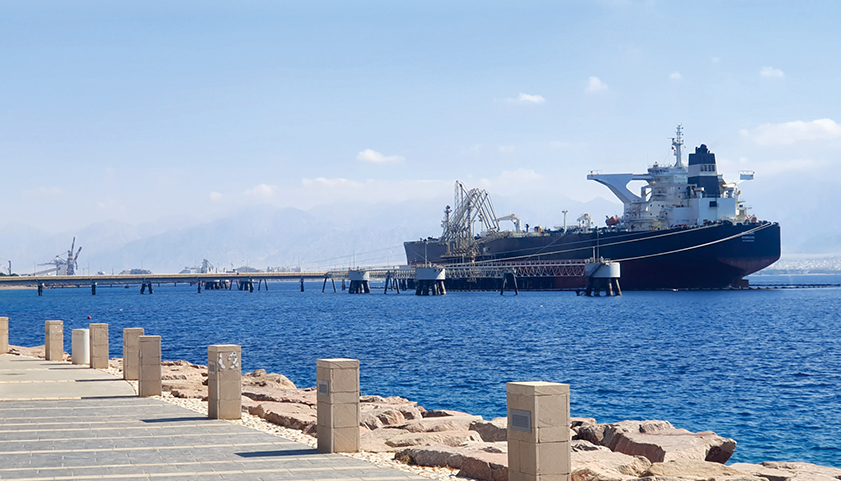 החשש אומת בחסות המלחמה הוסרה המגבלה  הכמותית לפריקת נפט בנמל אילת