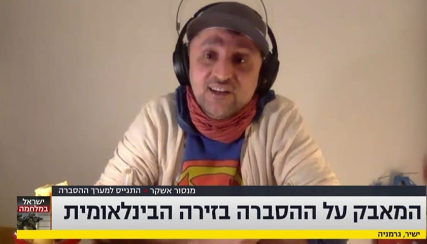 אלוף ההסברה מאילת מנצור אשקר מציג מיליון צפיות  בסרטון הסברה בערבית