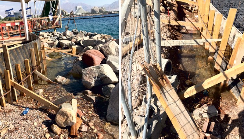 חשיפה: עבודות הבטון על קו המים נעשו ללא  בחינה מקדימה של צפי עליית מפלס  מי הים בשנים הקרובות
