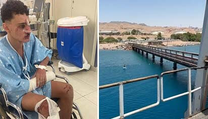 אביו של הצעיר שנפצע בקפיצה ממתקן  קצא״א: ''לא מספיק להזהיר - צריך לאכוף''