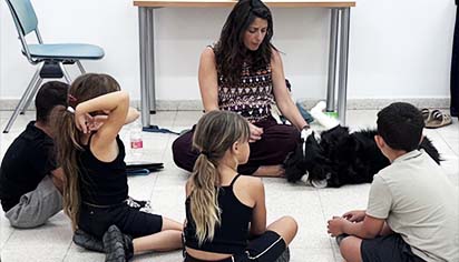 לראשונה באילת: שירות חדש ויחודי - סדנאות כלבנות טיפולית לילדי כללית באילת