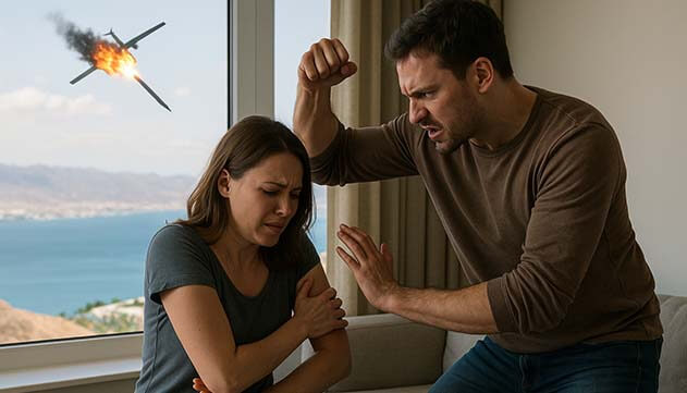 מחיר המלחמה: גל אלימות במשפחה באילת