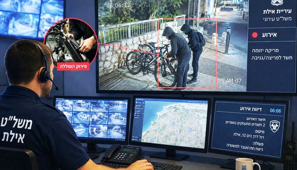 שיתוף פעולה בין משל''ט העירייה למשטרה מנע גניבה