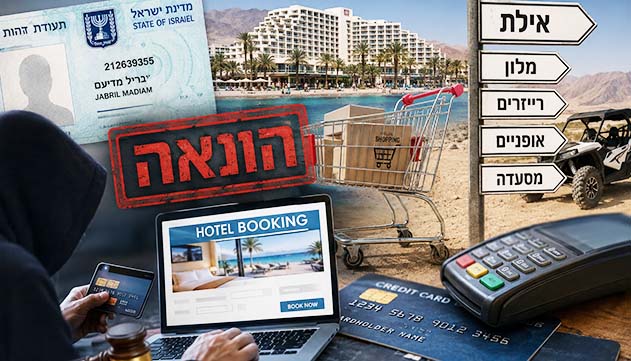 גזר דין: הזמין חדרי מלון ואופניים באילת בכרטיסי אשראי גנובים