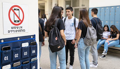 בלי הטלפון בהפסקה: במערכת החינוך  מזהירים מ''החלטה פופוליסטית''
