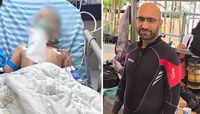 ''הוא פשוט מלאך - חייבת לו  את החיים של הבן שלי'':  מנהל המיון ביוספטל הציל  ילד שטבע בחוף באילת