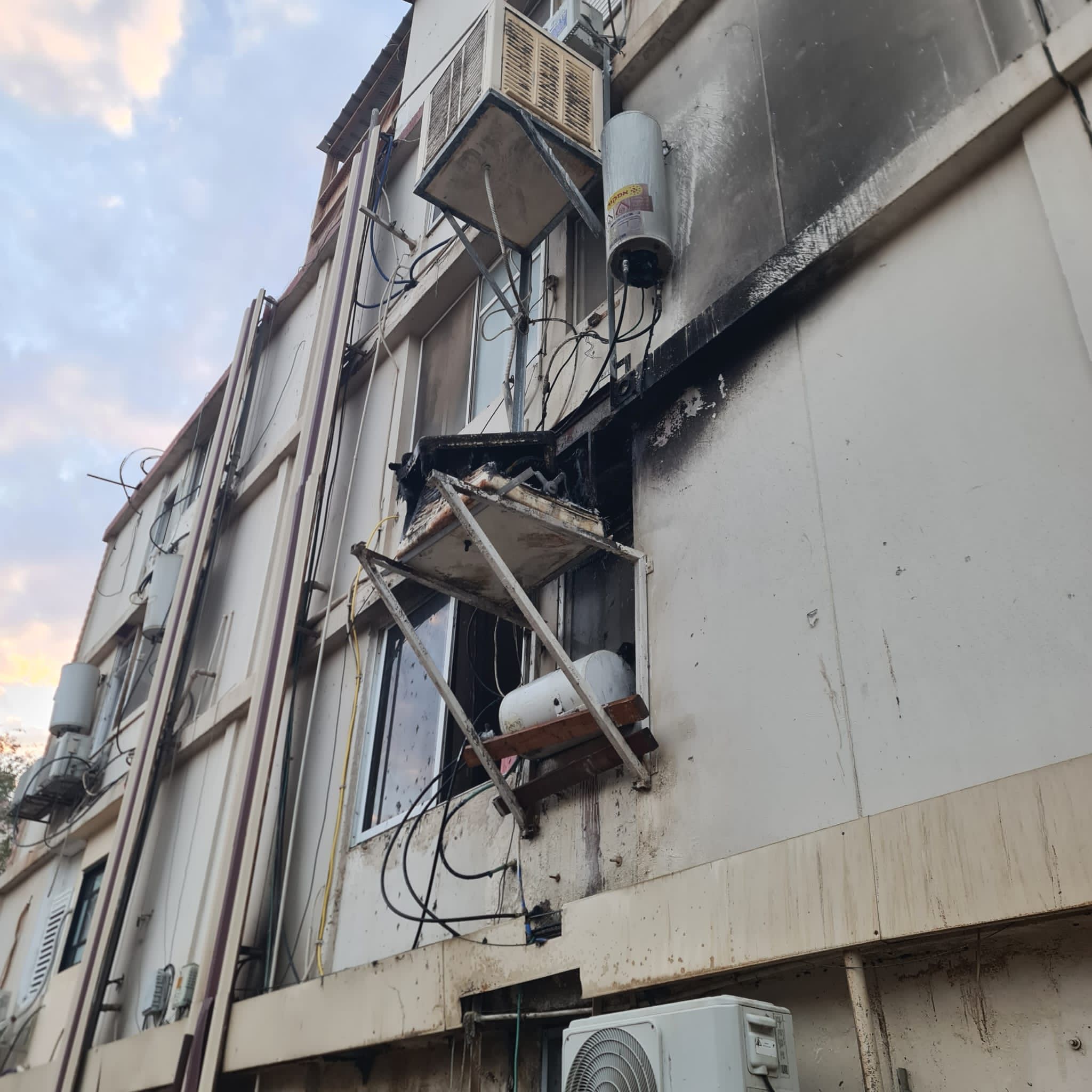 שריפה בדירת מגורים בשכונת איזידור באילת