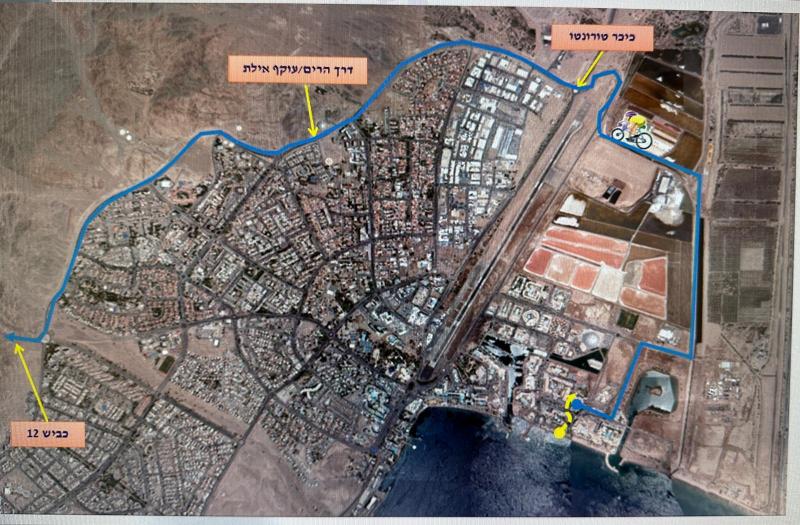 ישראמן 2024: חסימות ושינויים בהסדרי תנועה בעיר