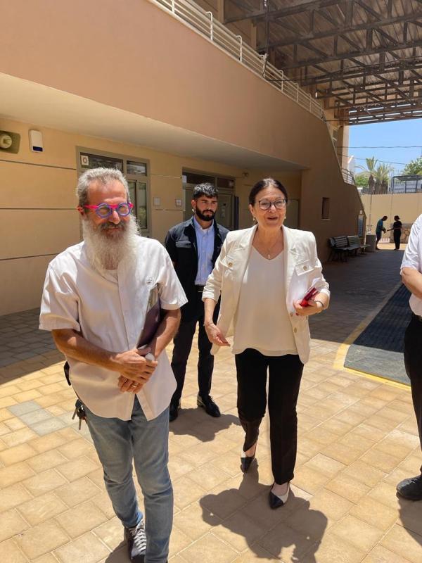 נשיאת העליון בביקור באילת