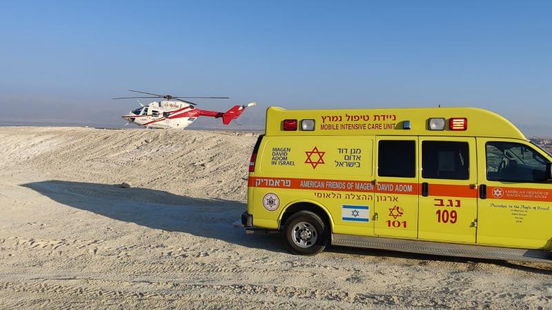כביש הדמים: אוטובוס פגע ברוכב אופניים מאילת 