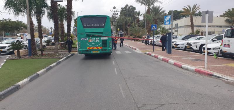 נפטרה מפצעיה הולכת הרגל שנפגעה מאוטובוס באילת