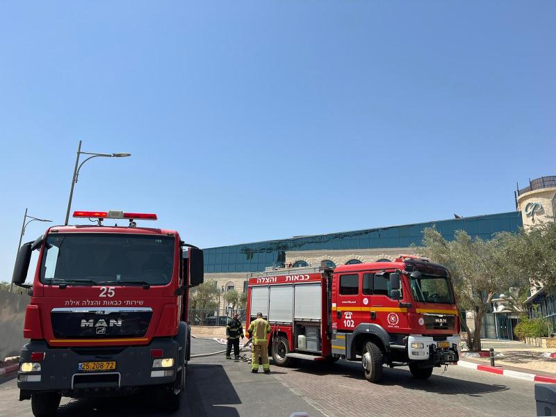 אירוע דליפת גז במלון סנטרל פארק באילת