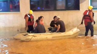 תמונות: מסוף טאבה הוצף