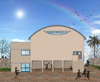 החלה בניית אולם ספורט בבית ספר ’גלים’ 