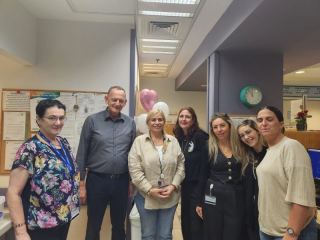 יו''ר דירקטוריון כללית, האלוף במיל' יוחנן לוקר, הגיע לביקור באילת