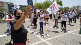מאות מתושבי אילת השתתפו בהפגנת המחאה של עצמאי אילת