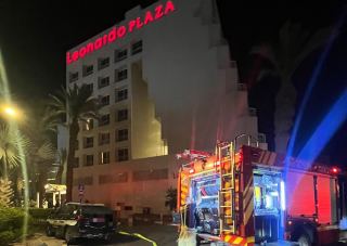 שריפה במלון לאונרדו פלאזה באילת: האש פרצה במרפסת חדר בקומה החמישית