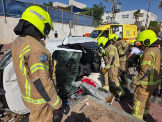 תאונה בשדרות התמרים באילת: נהג נפצע בינוני
