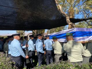 צפו: משטרת ישראל מרכינה ראשה על מותו בטרם עת של סמל-שני דימיטרי מירון