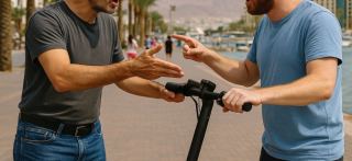 ניסה לגנוב קורקינט מהשכן באילת – נפצע ושוחרר בתנאים