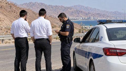 שוב באילת: שני בחורי ישיבה נעצרו והועברו למשטרה הצבאית