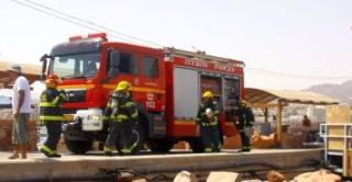 דליפת גז בכביש הערבה