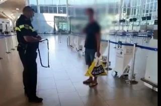 צפו: המשטרה עצרה ששה מפרי בידוד שניסו לטוס מאילת
