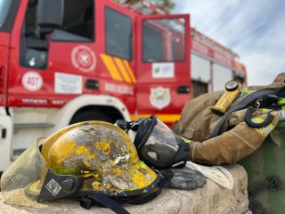 צפו: שריפה במבנה מגורים בשכונת נווה מדבר באילת