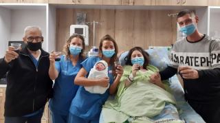 נולד התינוק הראשון לשנת 2021 באילת