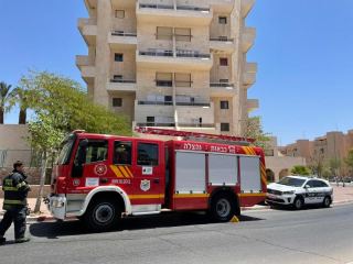 שריפה בבית ישרטל באילת