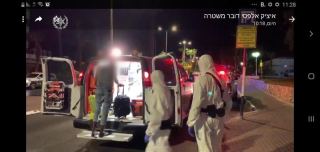 כוח משטרה פינה חולה קורונה באילת 