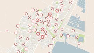 מפת תאונות הדרכים סביב בתי הספר באילת מתפרסמת