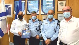 מפקד מחוז דרום של המשטרה  ביקר במרחב אילת