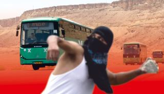 אינתיפאדת כביש הערבה: שני אוטובוסים ושתי  מוניות נרגמו באבנים