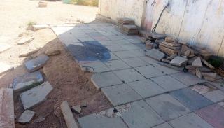 דיירי בניין 617: הקו הוחלף,  אך הריצוף השבור הוחזר גם כן