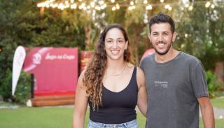 הגולשת שחר טיבי ומאמנה שחר צוברי אנשי השנה בספורט של מרכז הפועל