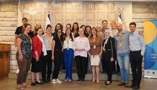 אסיפת האזרחים של אילת הציגה בבית הנשיא