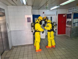 אירוע חומרים מסוכנים בבית מלון באילת 