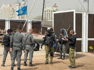 צפו בתרגיל המשטרתי שנערך הבוקר באילת